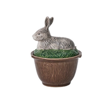 Load image into Gallery viewer, Juliska Forest Walk Rabbit Bowl with Lid - Multi