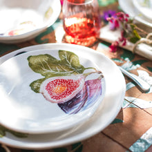 Load image into Gallery viewer, Vietri Fico Pasta Bowl on a set table