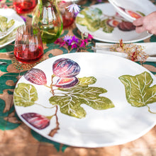 Load image into Gallery viewer, Vietri Fico Round Platter on a set table