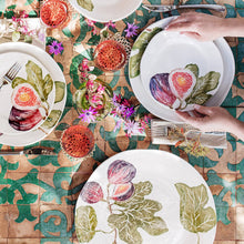 Load image into Gallery viewer, Vietri Fico Round Platter on a set table