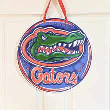 Load image into Gallery viewer, Florida Gators Door Hanger Football Season University