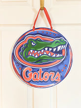 Load image into Gallery viewer, Florida Gators Door Hanger Football Season University