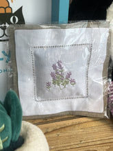 Load image into Gallery viewer, French Lavender Sachet w/ Embroidery