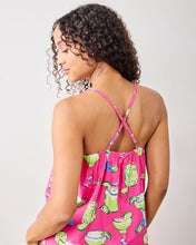 Load image into Gallery viewer, Printfresh Fresh Margarita - Cami Cropped Set - Cabo Pink