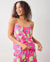 Load image into Gallery viewer, Printfresh Fresh Margarita - Cami Cropped Set - Cabo Pink