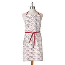 Load image into Gallery viewer, Candy Cane Classic Apron - Red
