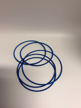 Load image into Gallery viewer, Coiled blue cable on a light gray background