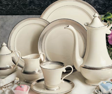 Load image into Gallery viewer, Geneva Ivory Dinner Plate - FINAL SALE