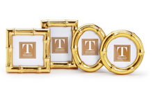 Load image into Gallery viewer, Gold Faux Bamboo Photo Frame