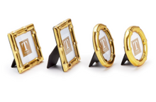 Load image into Gallery viewer, Gold Faux Bamboo Photo Frame