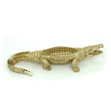 Load image into Gallery viewer, Gold Crocodile Bowl