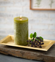 Load image into Gallery viewer, Gold Metal Decorative Tray with candles