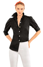 Load image into Gallery viewer, Gretchen Scott Designs Puff Sleeve Top - Solid - FINAL SALE