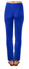 Load image into Gallery viewer, Gretchen Scott Designs Cotton / Spandex GripeLess Pants - Solid - Azure Blue