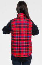 Load image into Gallery viewer, Gretchen Scott Designs Puffer Vest - Duke Of York - Red Multi