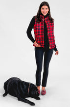 Load image into Gallery viewer, Gretchen Scott Designs Puffer Vest - Duke Of York - Red Multi