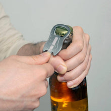 Load image into Gallery viewer, person using Guitar Keychain Bottle Opener