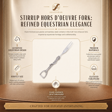 Load image into Gallery viewer, Vagabond House Stirrup Hors d’Oeuvre Fork