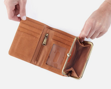 Load image into Gallery viewer, HOBO Robin Compact Wallet - Tooled Embossed Leather