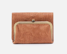 Load image into Gallery viewer, HOBO Robin Compact Wallet - Tooled Embossed Leather