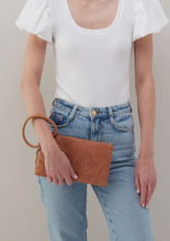 Load image into Gallery viewer, HOBO Sable Wristlet - Tooled Embossed Leather
