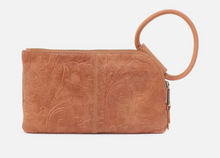 Load image into Gallery viewer, HOBO Sable Wristlet - Tooled Embossed Leather