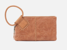 Load image into Gallery viewer, HOBO Sable Wristlet - Tooled Embossed Leather