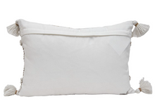 Load image into Gallery viewer, back of the Hand Woven Laney Pillow Brown