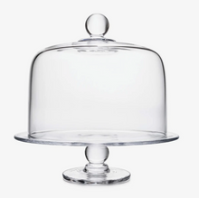 Load image into Gallery viewer, Simon Pearce Hartland Cakeplate and Dome Set - Medium