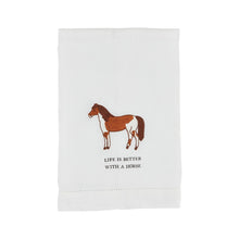 Load image into Gallery viewer, Horse Sense Embroidery Towel
