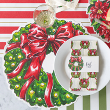 Load image into Gallery viewer, Hester & Cook Die-Cut Holiday Wreath Placemat