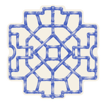 Load image into Gallery viewer, Hester & Cook Die-cut Blue Bamboo Placemat - 12 sheets