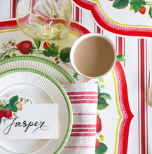 Load image into Gallery viewer, Hester & Cook Die-cut Strawberry China Placemat - 12 Sheets