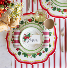 Load image into Gallery viewer, Hester & Cook Die-cut Strawberry China Placemat - 12 Sheets