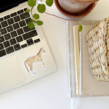 Load image into Gallery viewer, Horse Sticker on a computer