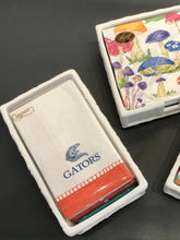 Load image into Gallery viewer, Caspari GATORS Custom Linen Border Guest Towel