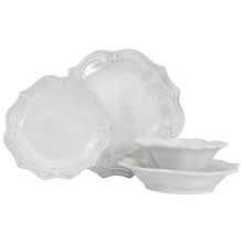 Load image into Gallery viewer, Vietri Incanto 4 Piece Place Setting - White