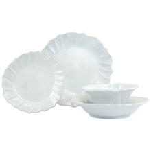 Load image into Gallery viewer, Vietri Incanto 4 Piece Place Setting - White