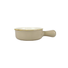 Load image into Gallery viewer, Round tan bowl with single handle