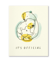 Load image into Gallery viewer, It's Official New Baby Card