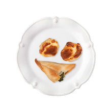 Load image into Gallery viewer, Juliska Berry and Thread Flared Side/Cocktail Plate - Whitewash