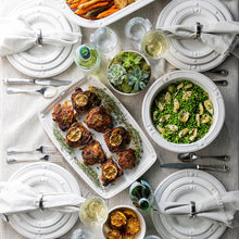 Load image into Gallery viewer, Juliska Berry and Thread French Panel 5pc Setting - Whitewash