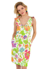 Load image into Gallery viewer, Gretchen Scott Designs Sleeveless Ruffle Dress - Glorious - Brights - Medium