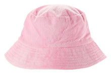 Load image into Gallery viewer, Light pink Terry Cloth Bucket Hat