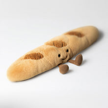 Load image into Gallery viewer, Amuseables Baguette with smiling face and feet