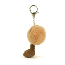 Load image into Gallery viewer, Side view of the Jellycat Amuseables Baguette Bag Charm