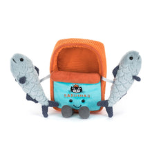 Load image into Gallery viewer, front view of the Jellycat Amuseables Sardine Tin showing that the two sardine's are removable