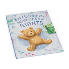 Load image into Gallery viewer, cover of Jellycat Bartholomew Bear and the Snow Giants Book