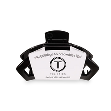 Load image into Gallery viewer, TELETIES Open Jet Black Medium Hair Clip