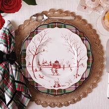 Load image into Gallery viewer, Juliska Country Estate Winter Frolic Dessert/Salad Plate - Ruby